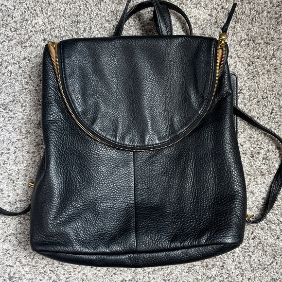 HOBO Black Leather Backpack - Picture 9 of 13